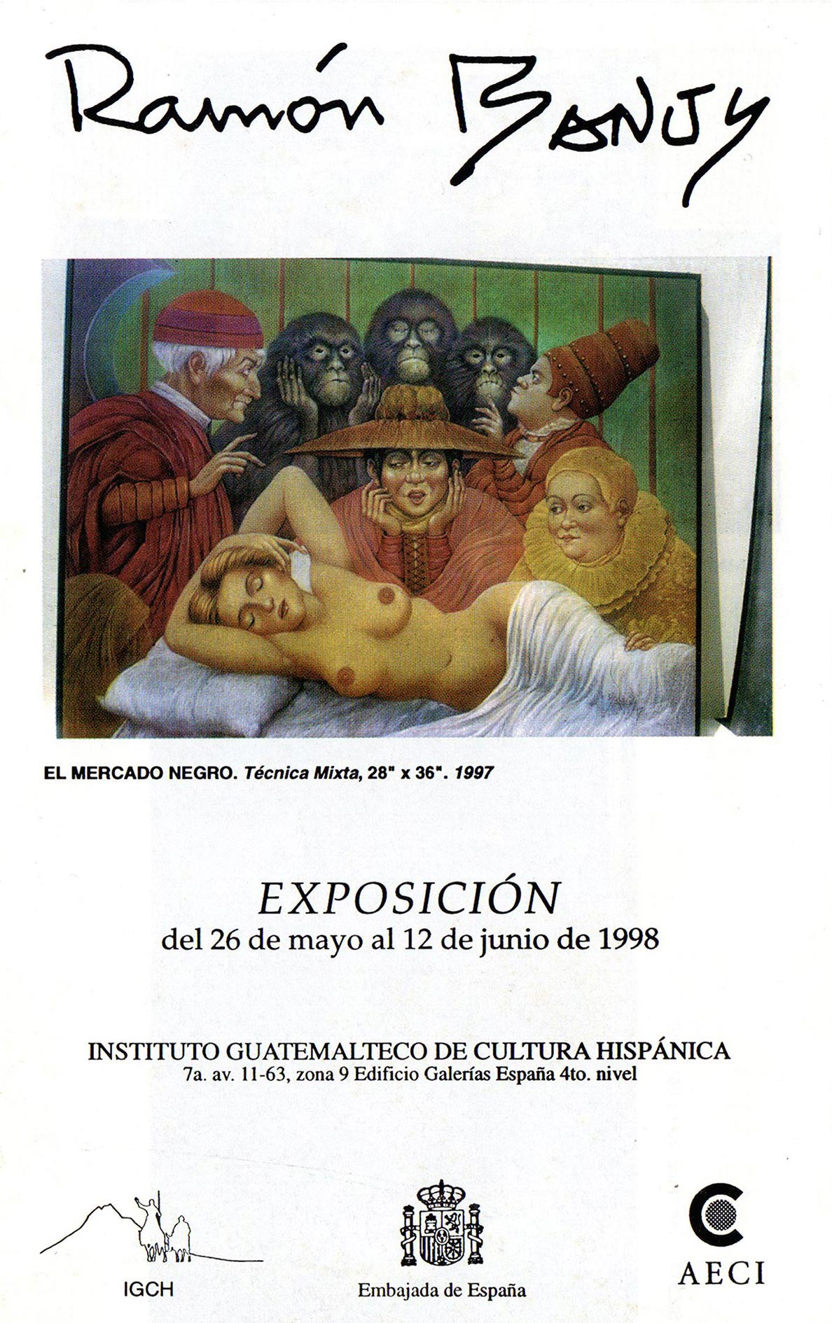 Invitación o fotografía: Instituto de Cultura Hispánica, 1998