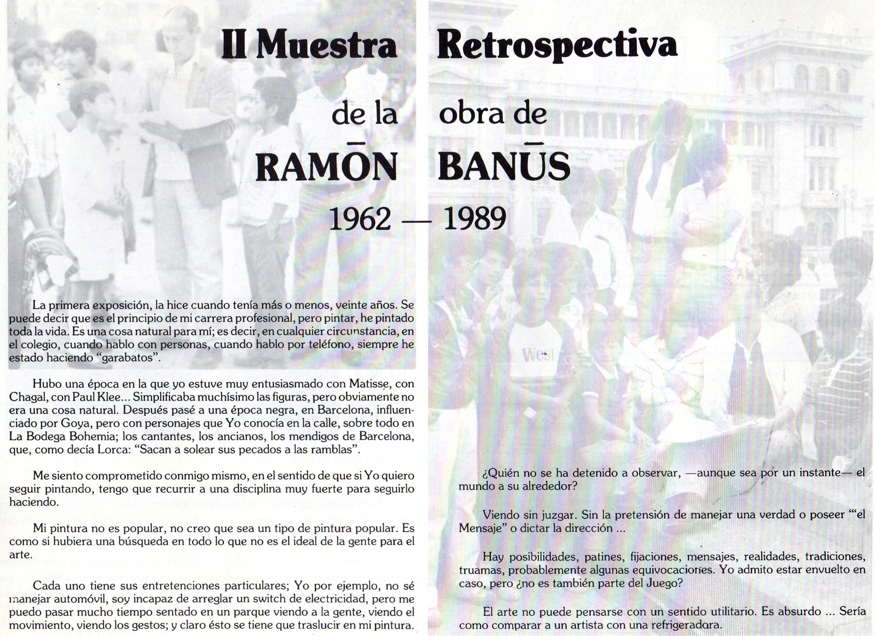 Invitación o fotografía: Instituto Guatemalteco de Turismo (INGUAT), 1989