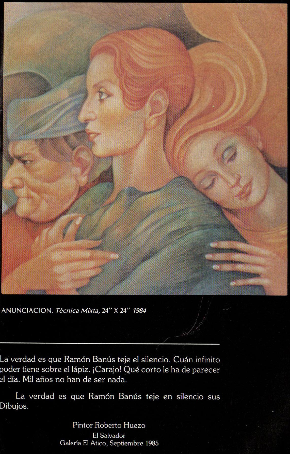 Invitación o fotografía: Galería Fórum, 1984