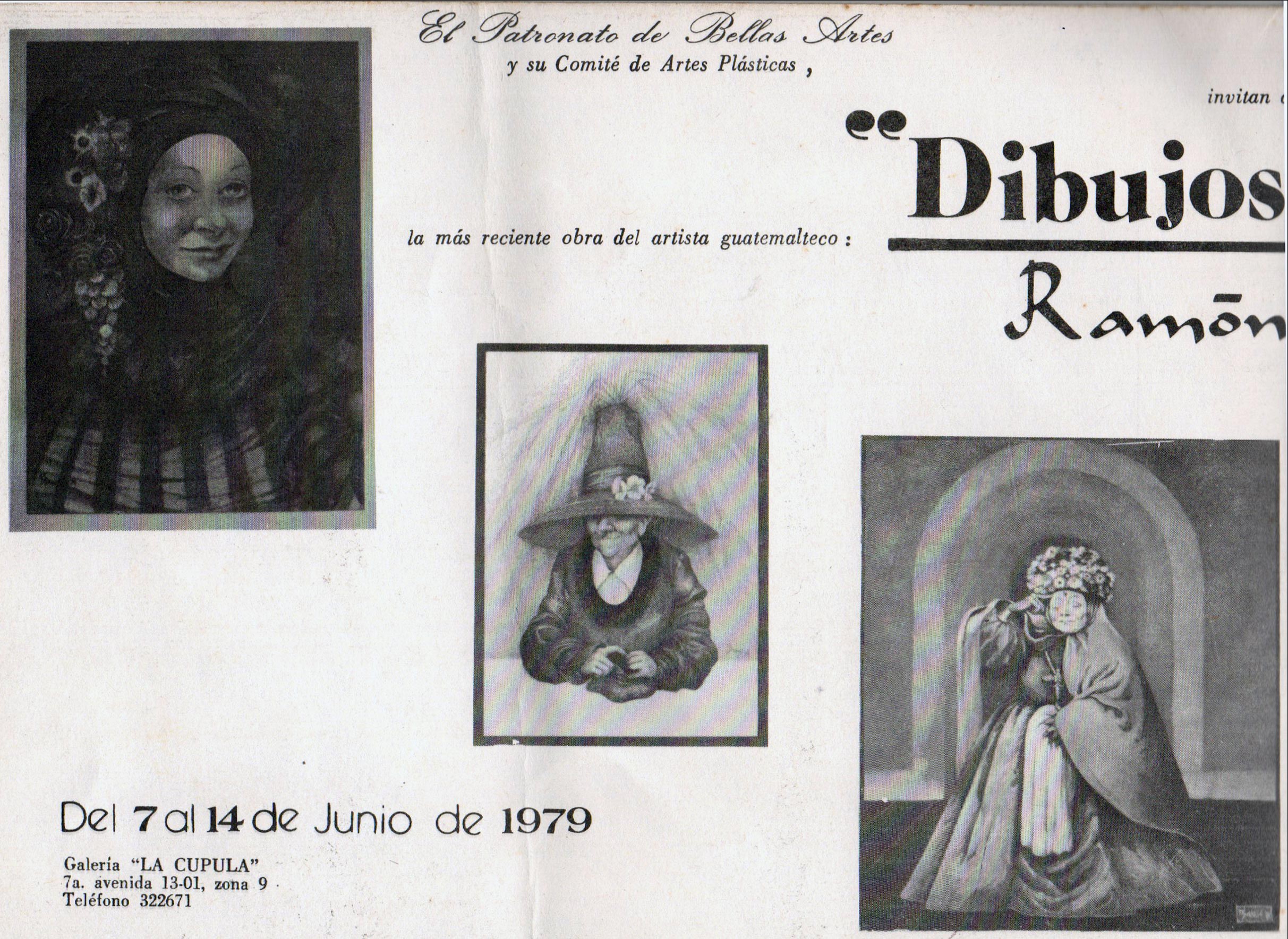 Invitación o fotografía: Galería La Cúpula, 1979