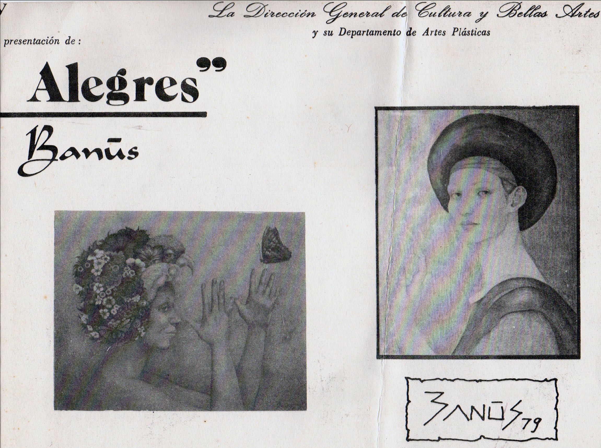 Invitación o fotografía: Galería La Cúpula, 1979