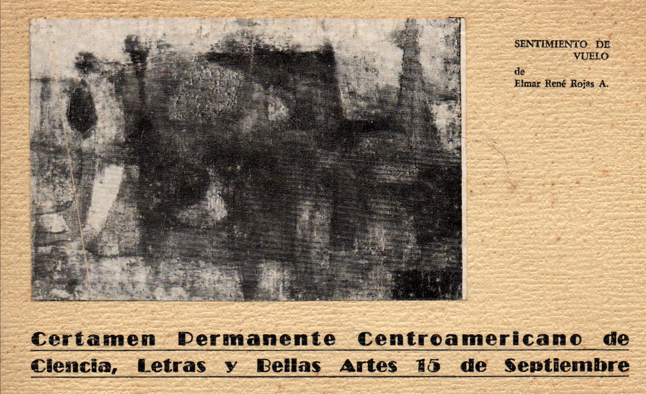 Invitación o fotografía: Salón de Exposiciones de Artes Plásticas, 1961