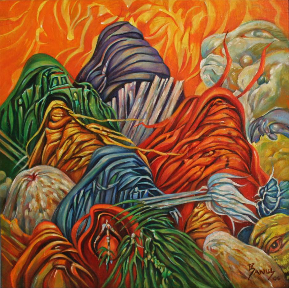 Piedras, Oil on Masonite, 2006