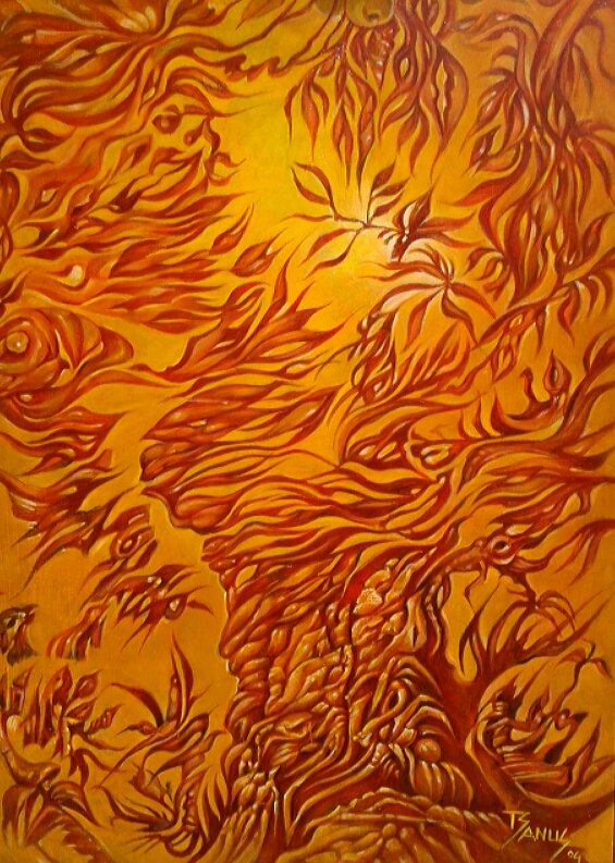 Cosa cordial, Oil on Masonite, 2004