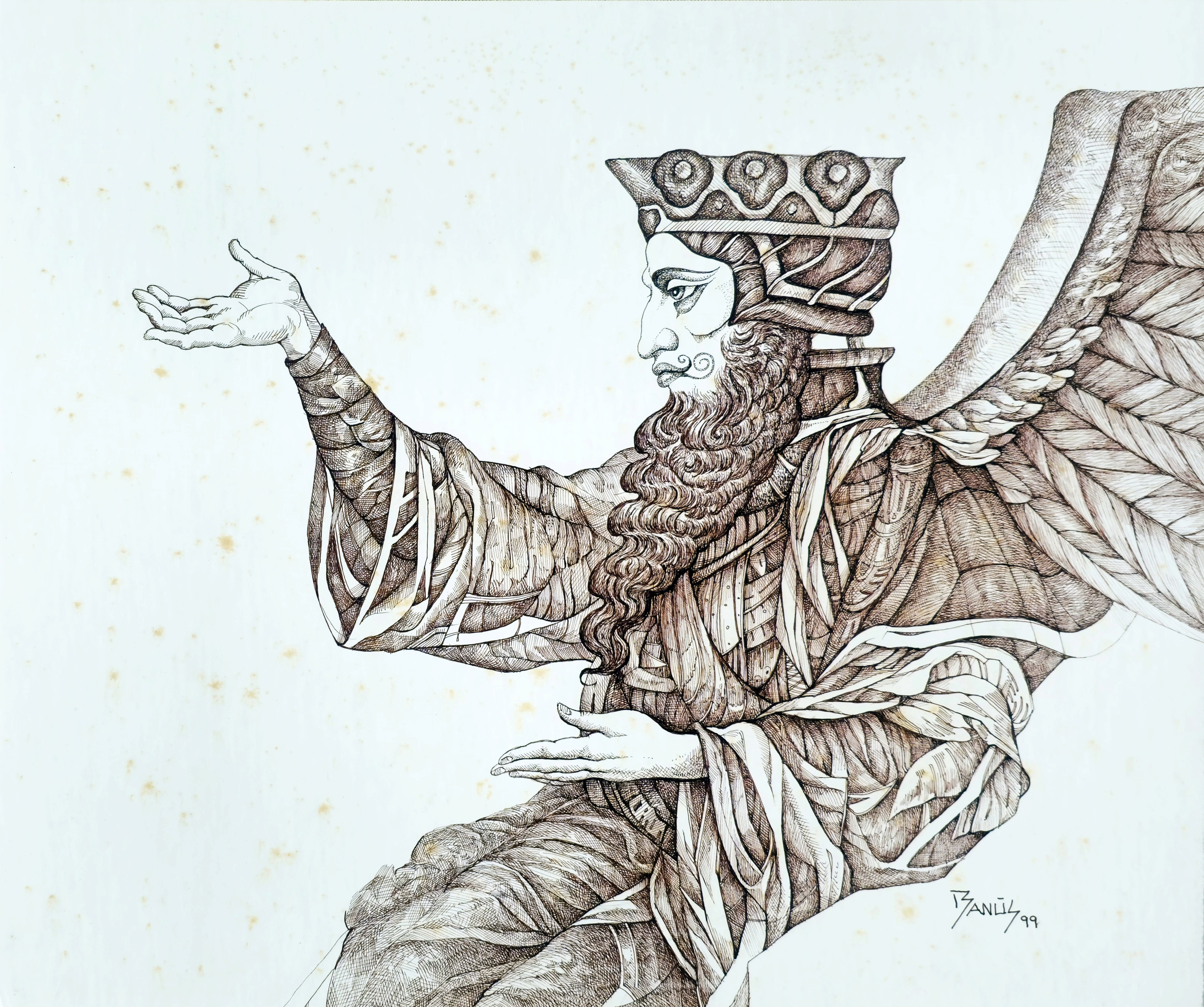 Rey alado, Tinta, 1999
