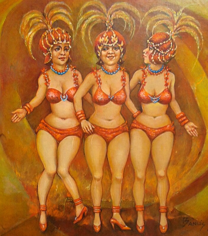 Rumberas, Óleo, 2009