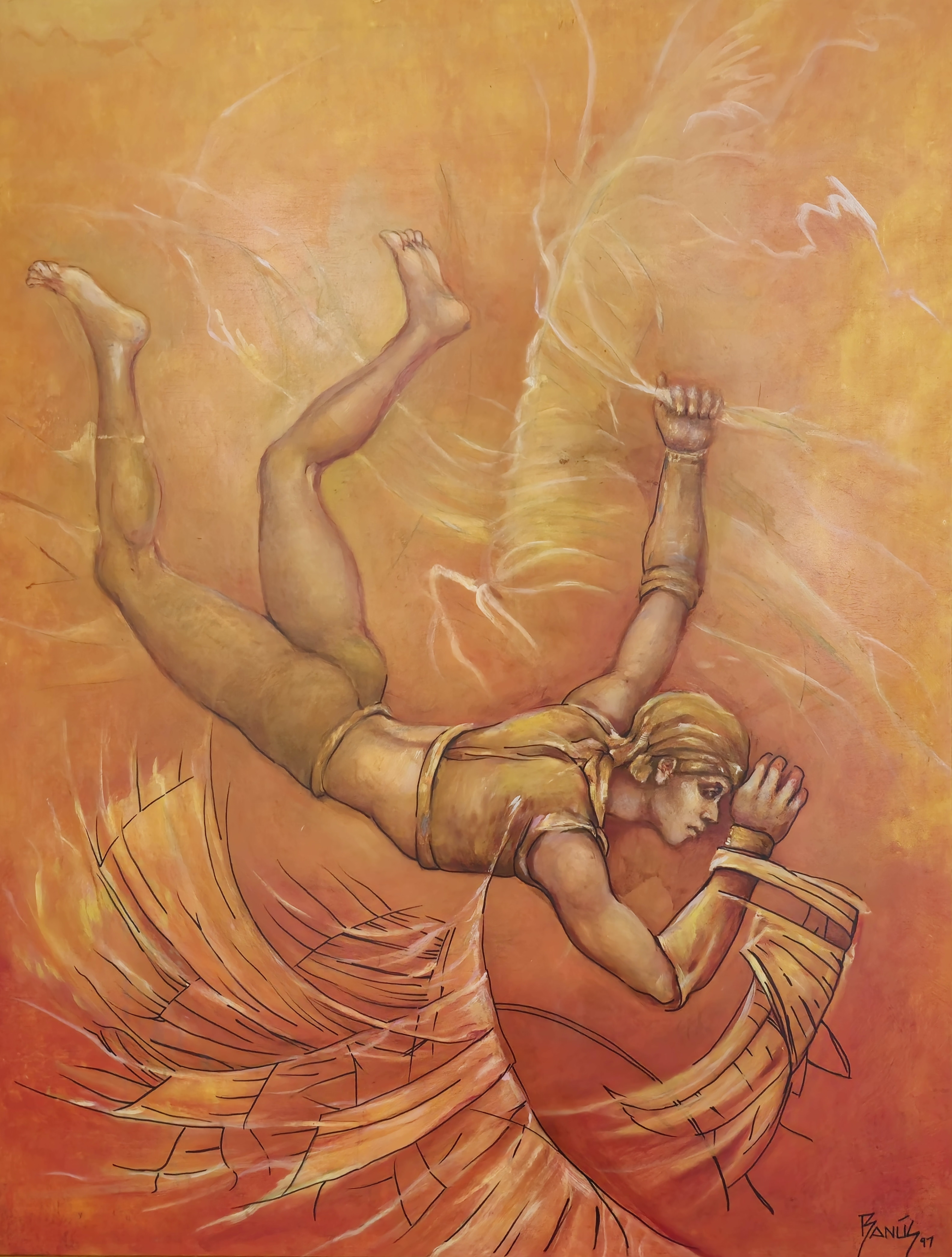 Ícaro, Óleo, 1997