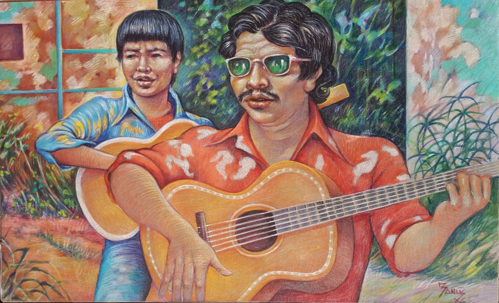 Vereda tropical, Técnica mixta, 1986