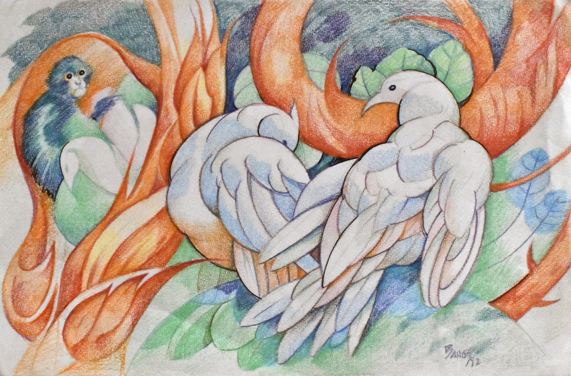 Perfecto amor, Técnica mixta, 1992
